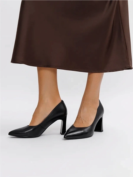 Женские туфли лодочки basic eObuv черные, артикул EO22C5-27-201