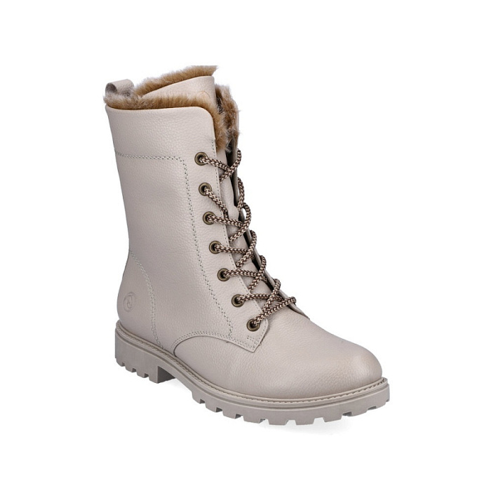 Женские берцы REMONTE бежевые, артикул D8476-60