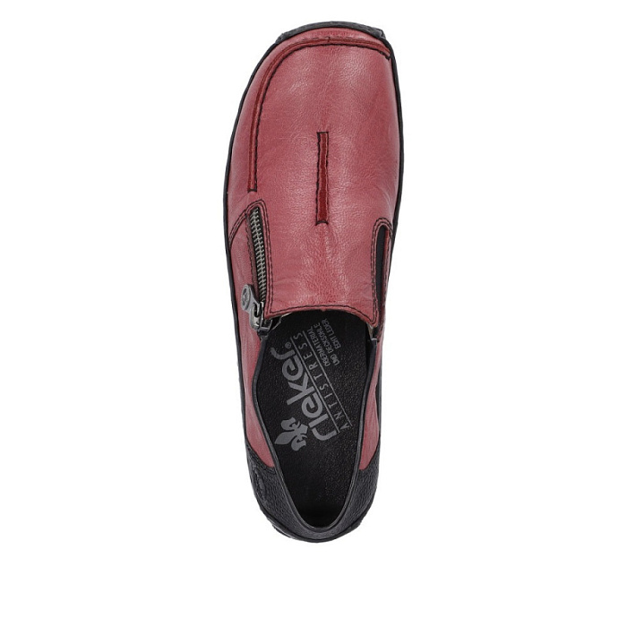 Женские туфли RIEKER бордовые, артикул L1780-35