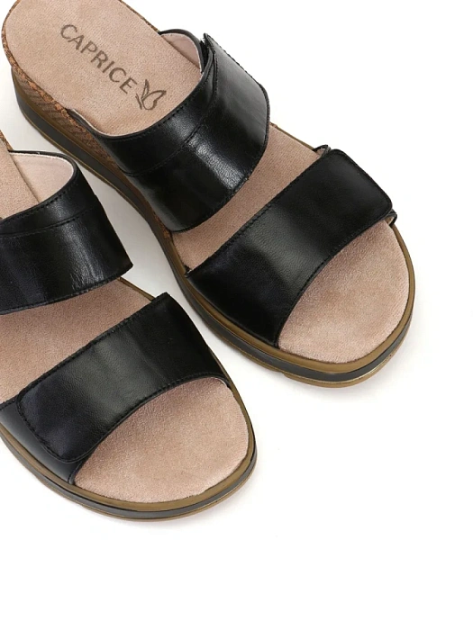 Женские сабо CAPRICE черные, артикул 9-27250-42-040