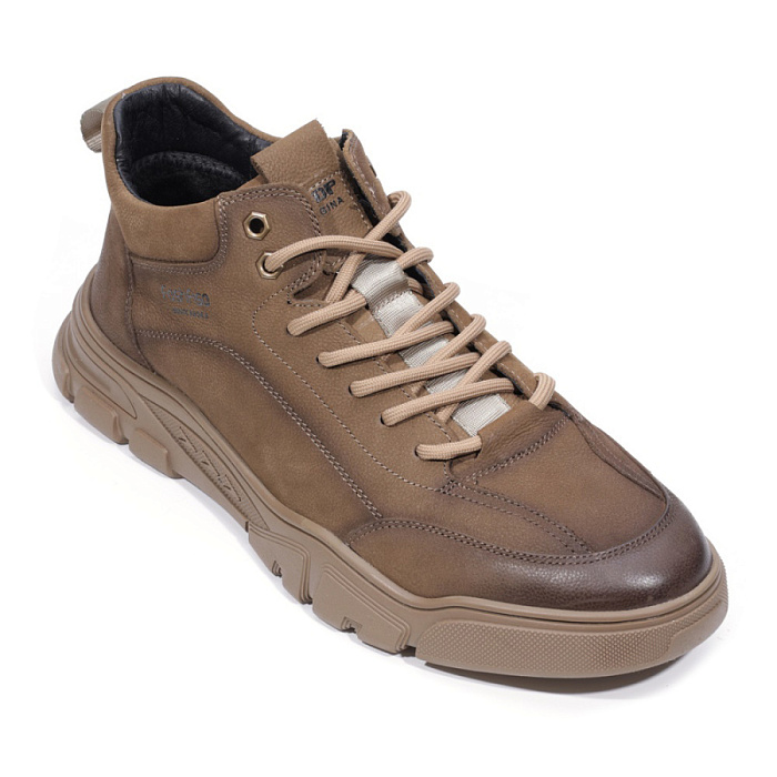 Мужские ботинки basic BRUNO RENZONI  коричневые, артикул BR11873-MT/10