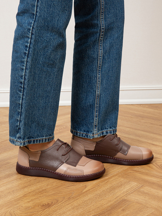 Женские туфли eObuv коричневые, артикул DB-S22-LM3-2211-30W1