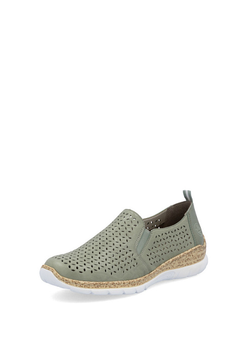 Женские туфли RIEKER зеленые, артикул N4251-52