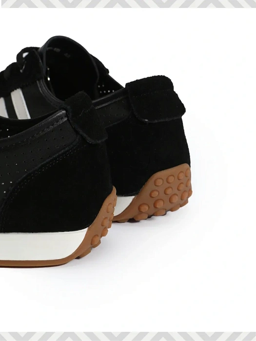 Мужские кроссовки BRUNO RENZONI  черные, артикул BR20527-MB