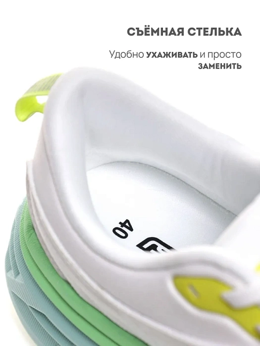 Женские кроссовки RS SPORT белые, артикул LK234A2W_WHITE