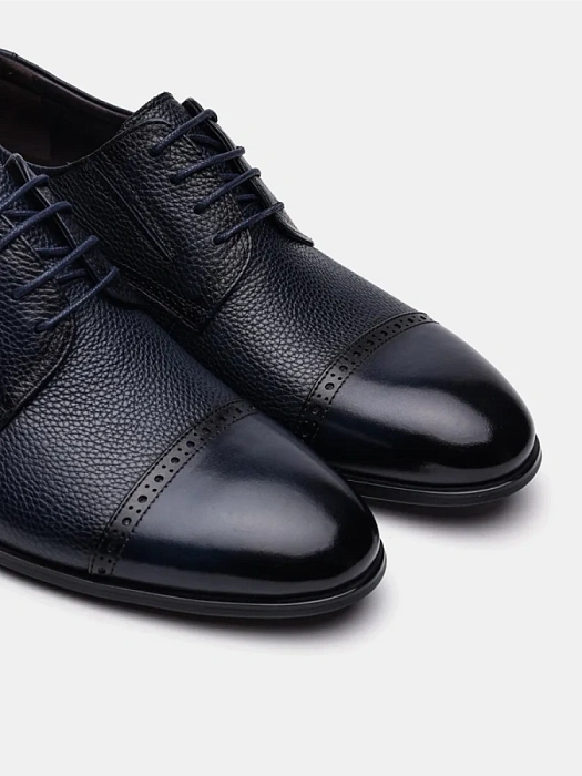 Мужские туфли BRUNO RENZONI  синие, артикул 5526A-720B