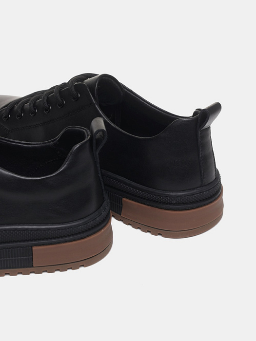 Мужские кеды BRUNO RENZONI  черные, артикул WL3897T-1