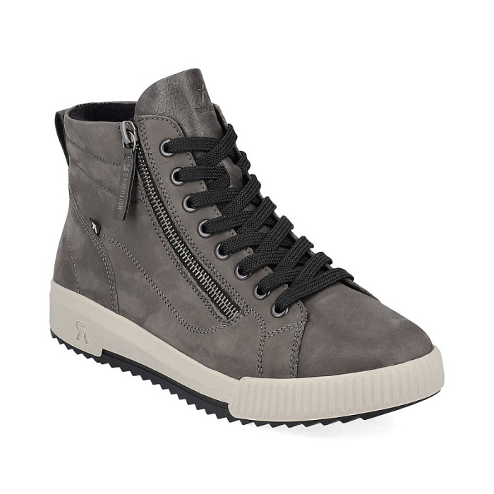 Женские ботинки basic RIEKER серые, артикул W0164-45