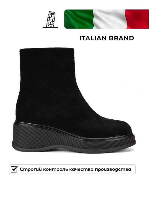 Женские ботинки basic SOFIA-ALEXANDRA черные, артикул 17E-Z16490-B01B