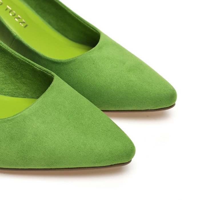 Женские туфли-лодочки MARCO TOZZI зеленые, артикул 2-22418-41-707