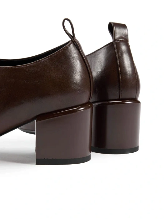 Женские туфли FEDERICA RODARI коричневые, артикул 17E-18027B-25W