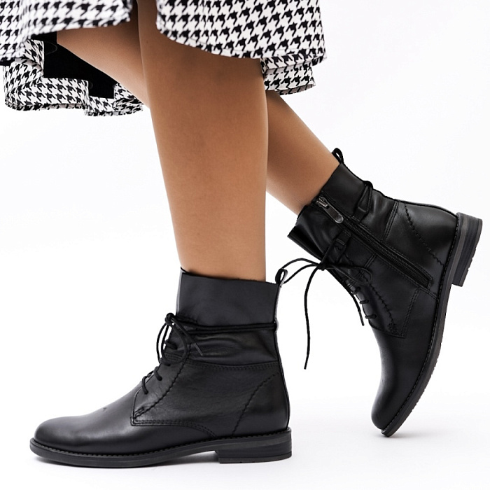 Женские ботинки basic MARCO TOZZI черные, артикул 2-25133-41-001