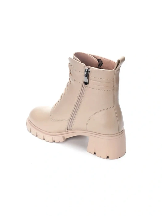 Женские ботинки basic FEDERICA RODARI бежевые, артикул 15E-A3971D-1