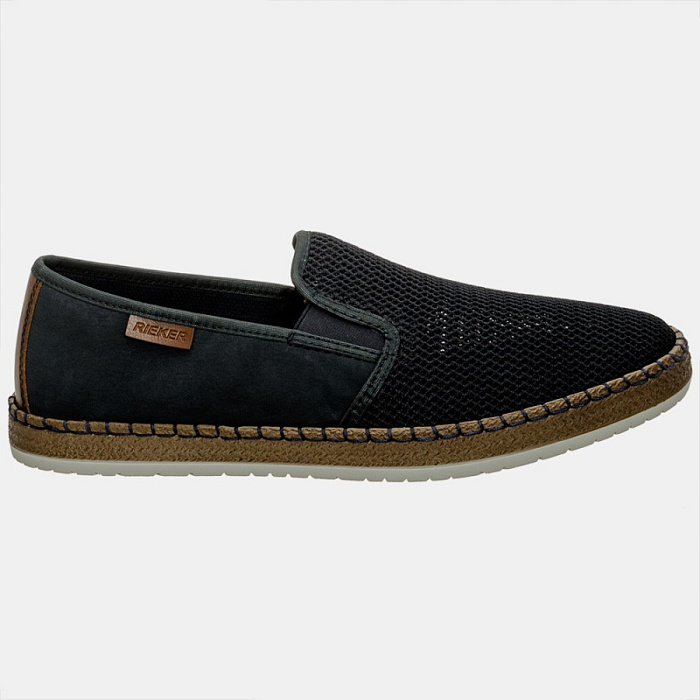 Мужские слипоны RIEKER синие, артикул B5265-14