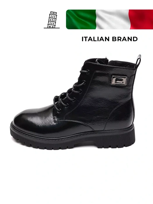 Женские ботинки Donna Daniella  черные, артикул 21W7-17-502B