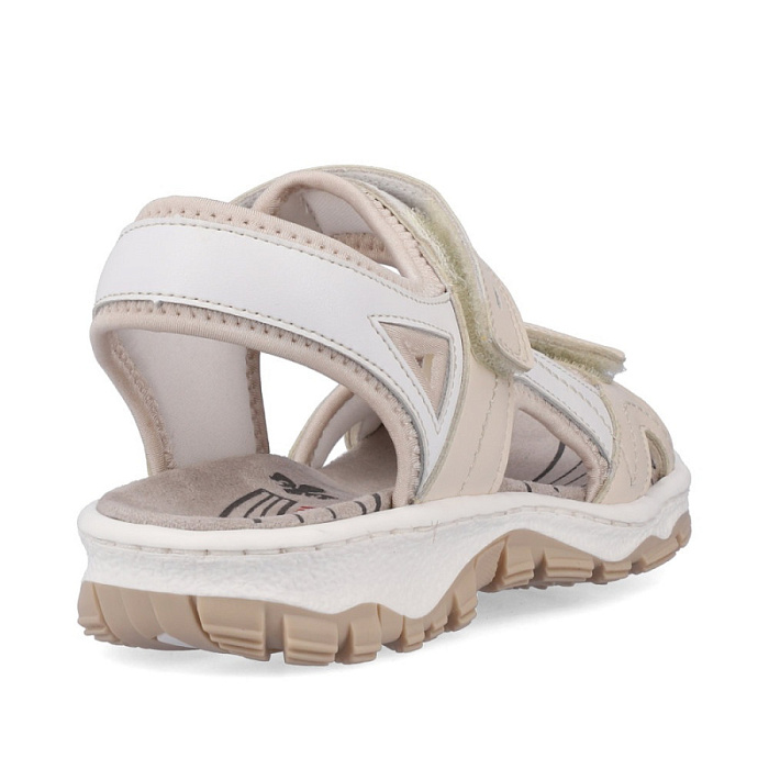 Женские сандалии RIEKER бежевые, артикул 68866-62