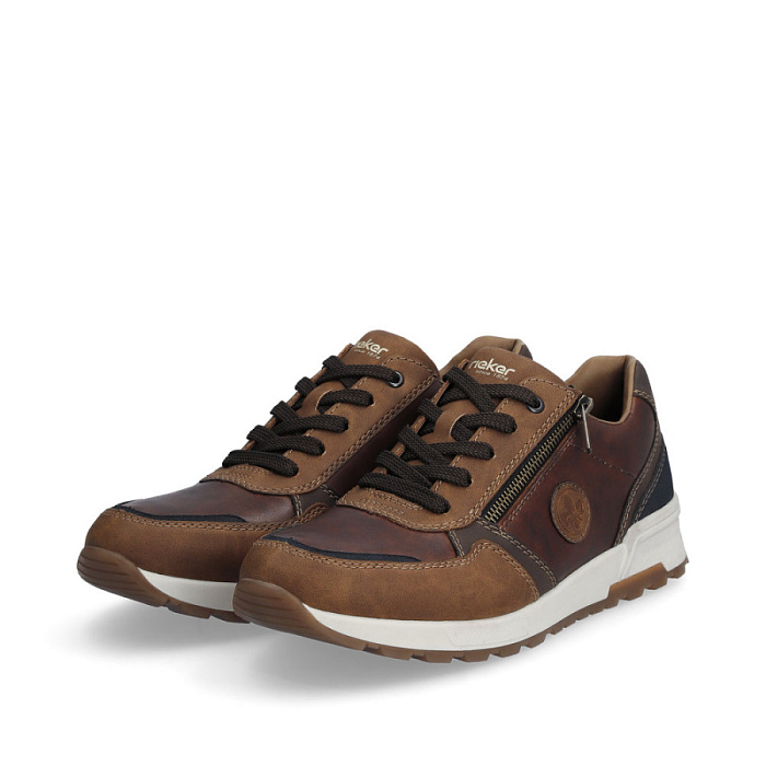 Мужские кроссовки RIEKER коричневые, артикул 15130-25