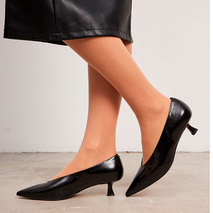 Женские туфли лодочки basic SOFIA-ALEXANDRA черные, артикул 506D-1-1