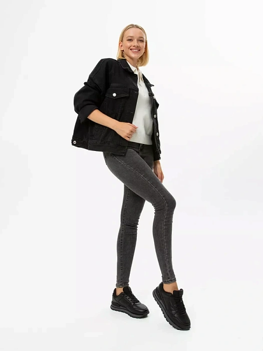 Женские кроссовки STROBBS черные, артикул F7514-3