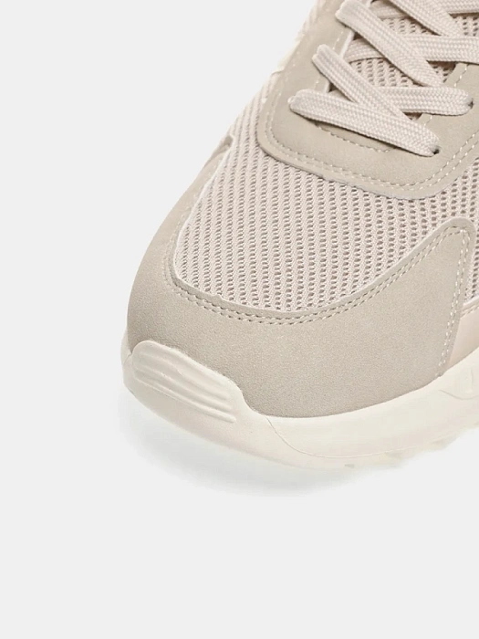 Мужские кроссовки BRUNO RENZONI  бежевые, артикул 447008/01-01BR