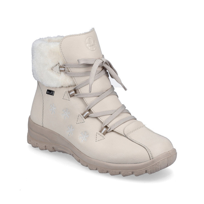 Женские ботинки basic RIEKER бежевые, артикул L7106-60
