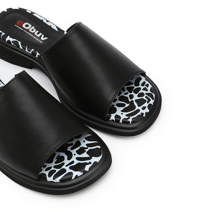 Женские сабо eObuv черные, артикул 902347-9
