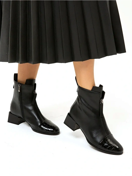 Женские ботинки FEDERICA RODARI черные, артикул 7E-3C864-6