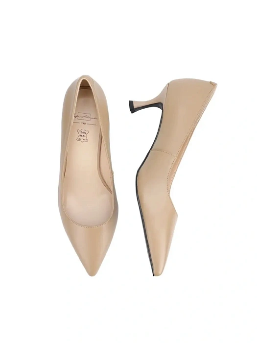 Женские туфли лодочки basic SOFIA-ALEXANDRA бежевые, артикул 4E-1147-303