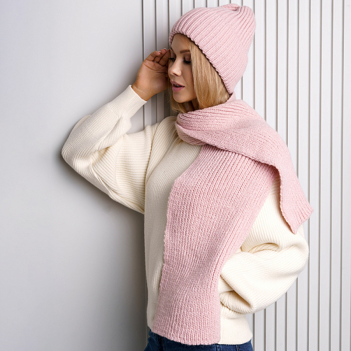 Головной убор FEDERICA RODARI, артикул 397/3_pastel.pink