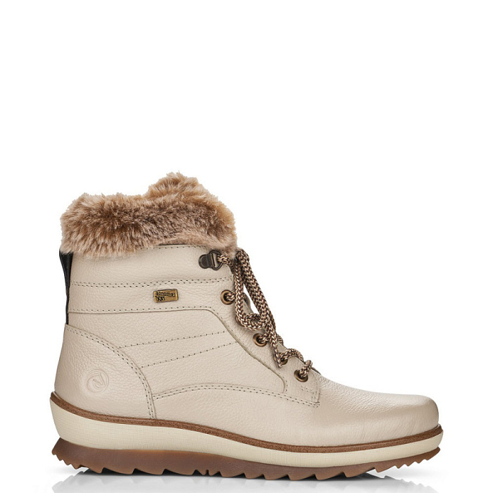 Женские ботинки basic REMONTE бежевые, артикул R8477-60