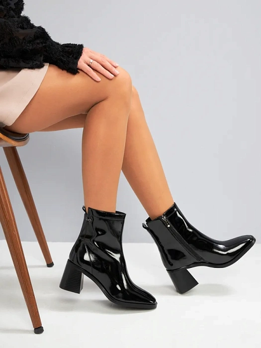 Женские ботильоны FEDERICA RODARI черные, артикул 17E-Z18114B-25W