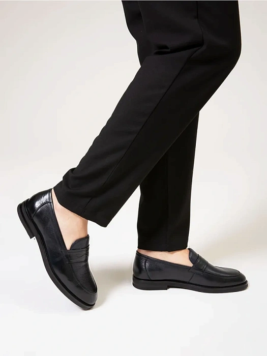 Мужские лоферы BRUNO RENZONI  синие, артикул M1016A-130D