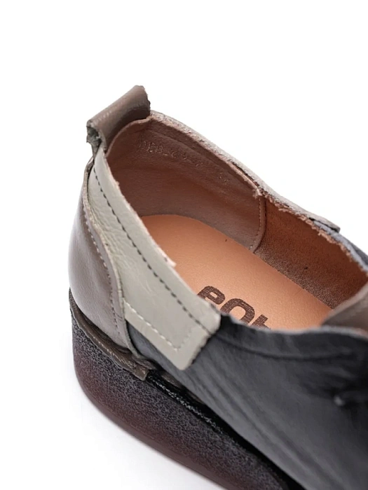 Женские туфли eObuv бежевые, артикул DB8369-7.(W21)