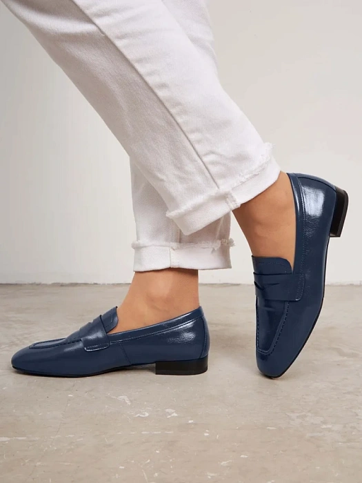 Женские туфли FEDERICA RODARI синие, артикул 4E-5136-202A-25W