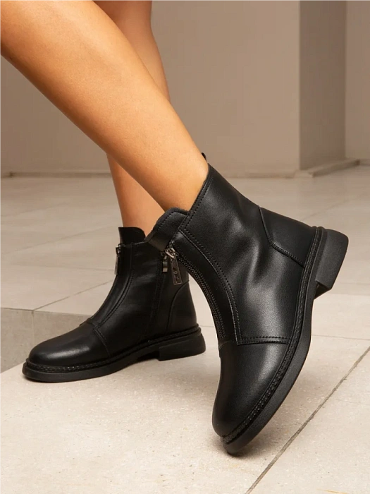 Женские ботинки eObuv черные, артикул EO42-DBU3-20-301