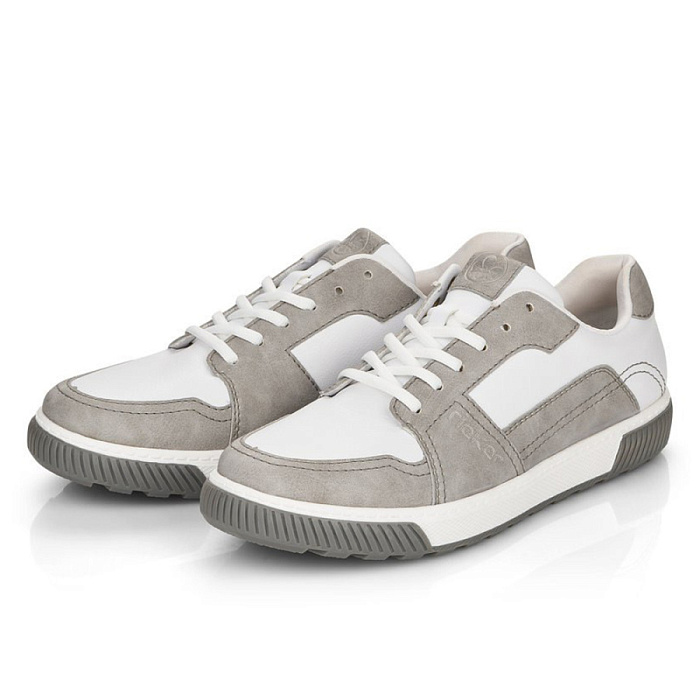 Мужские кроссовки RIEKER белые, артикул 18901-80