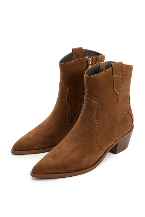 Женские казаки FEDERICA RODARI коричневые, артикул 7E-5C418-6-25W