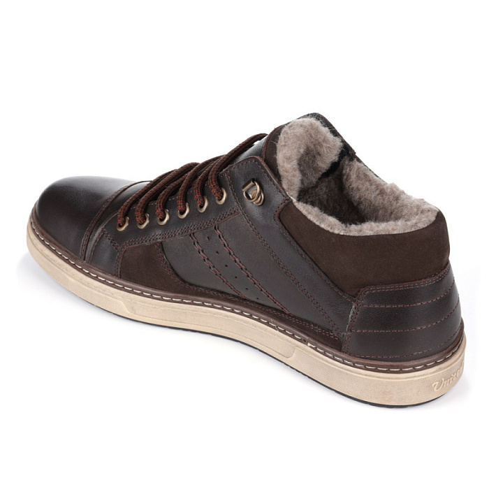 Мужские ботинки basic BRUNO RENZONI  коричневые, артикул 2429-0.38-1405
