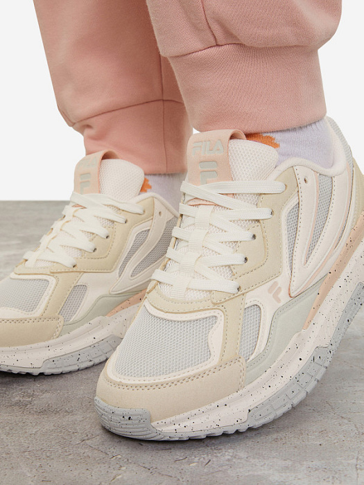 Женские кроссовки FILA бежевые, артикул 128997-T0