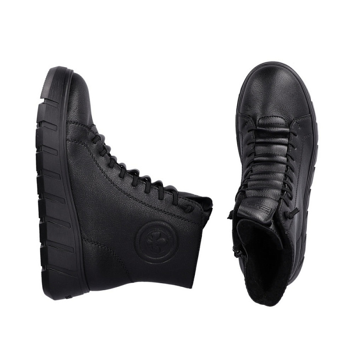 Женские ботинки basic RIEKER черные, артикул Y3550-00