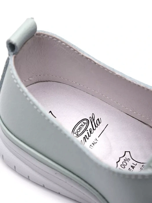 Женские туфли Donna Daniella  зеленые, артикул 53E-80719-1