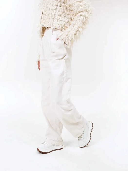 Женские ботинки SOFIA-ALEXANDRA белые, артикул F243-PAK-04-B-Q