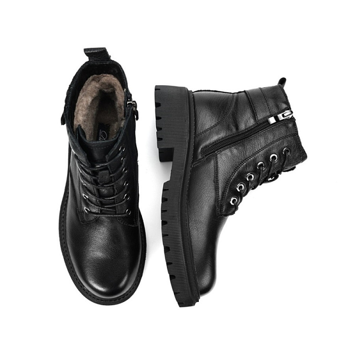 Женские ботинки basic Donna Daniella  черные, артикул 32W10-4-101Z