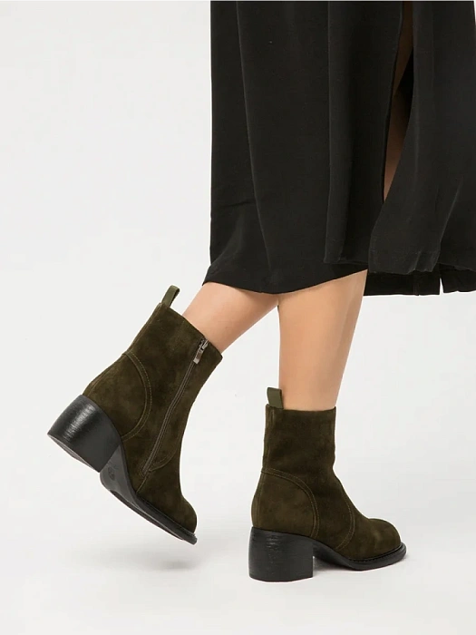 Женские ботильоны FEDERICA RODARI зеленые, артикул 7E-3C520-305