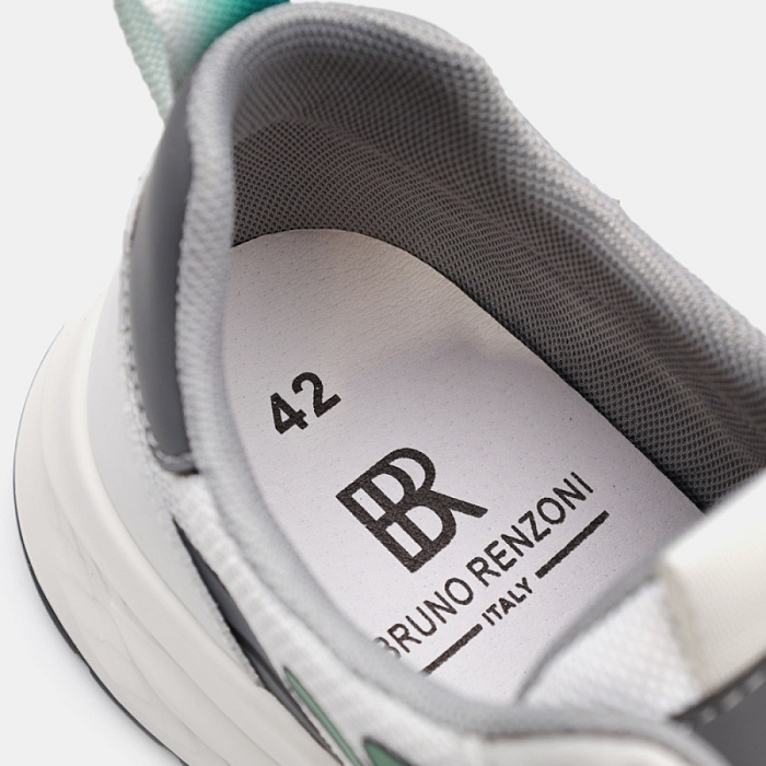 Мужские кроссовки BRUNO RENZONI  белые, артикул HG5007-8