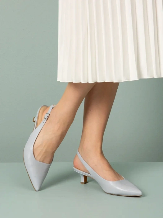 Женские слингбэки MARCO TOZZI голубые, артикул 2-29514-44-845