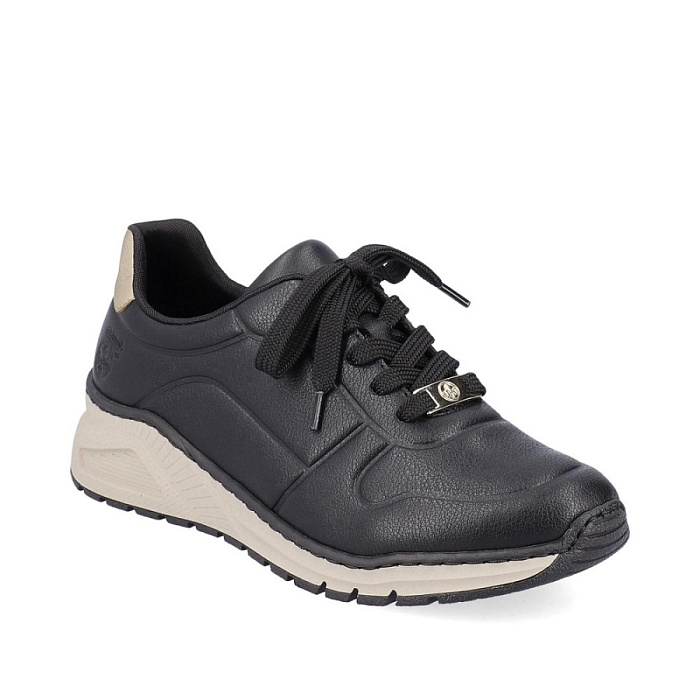 Женские кроссовки RIEKER черные, артикул M4903-03