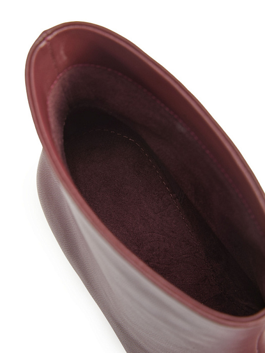 Женские полусапоги SOFIA-ALEXANDRA бордовые, артикул LT2636-0501-2