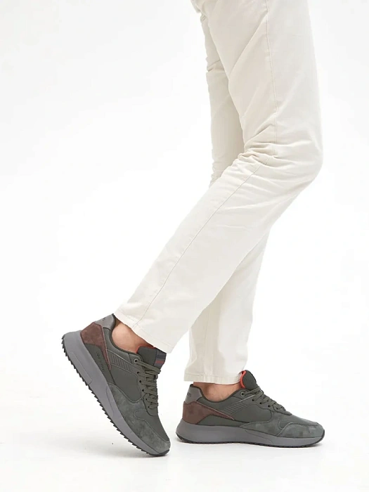 Мужские кроссовки STROBBS хаки, артикул C3480-19