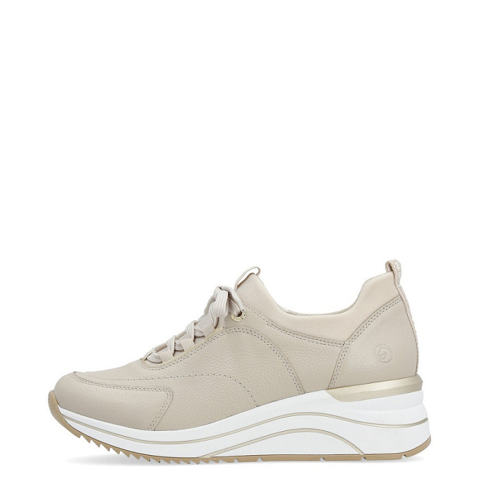 Женские кроссовки REMONTE бежевые, артикул D0T05-60